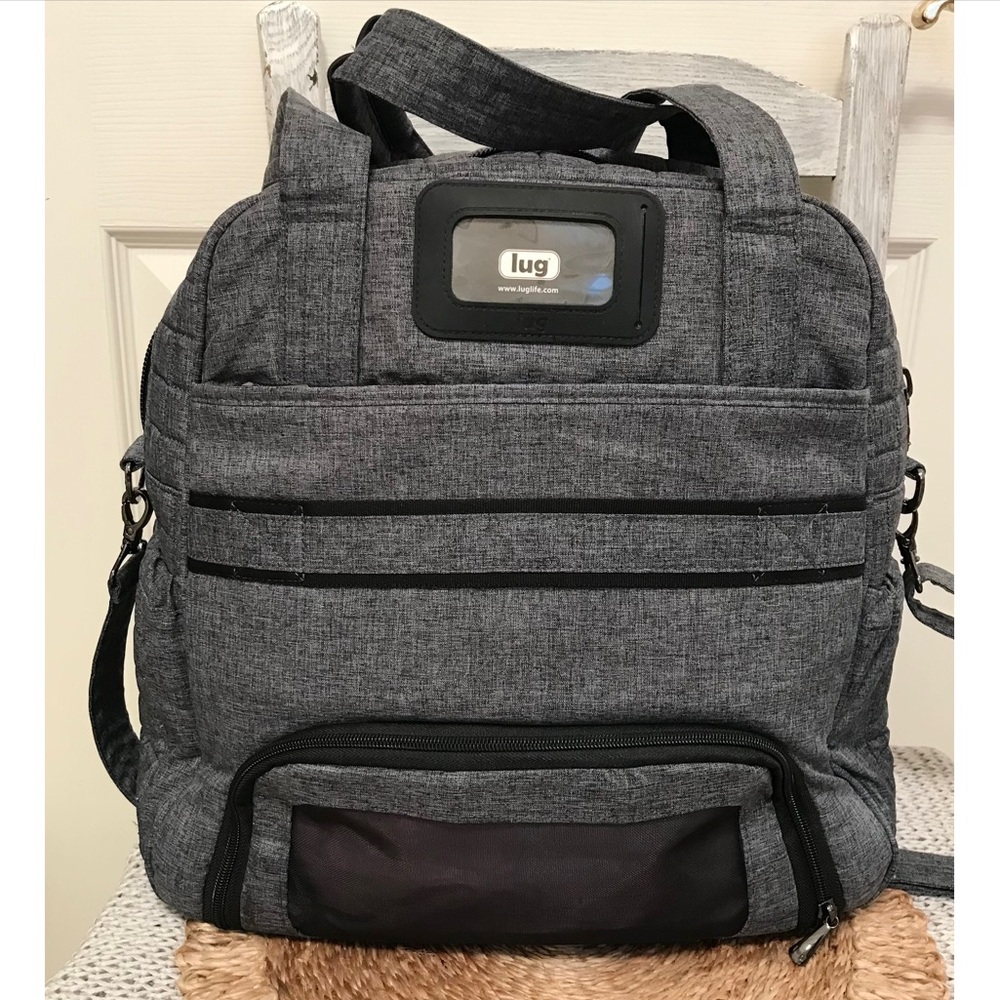 LUG Puddle Jumper Overnight/Gym Bag Brushed Heather Gray